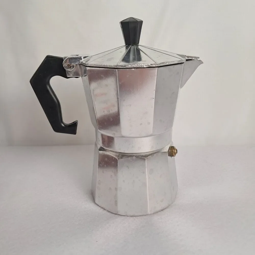 Primula 9 Piece Espresso Set Coffee Maker 4 Cups and 4 Saucers
